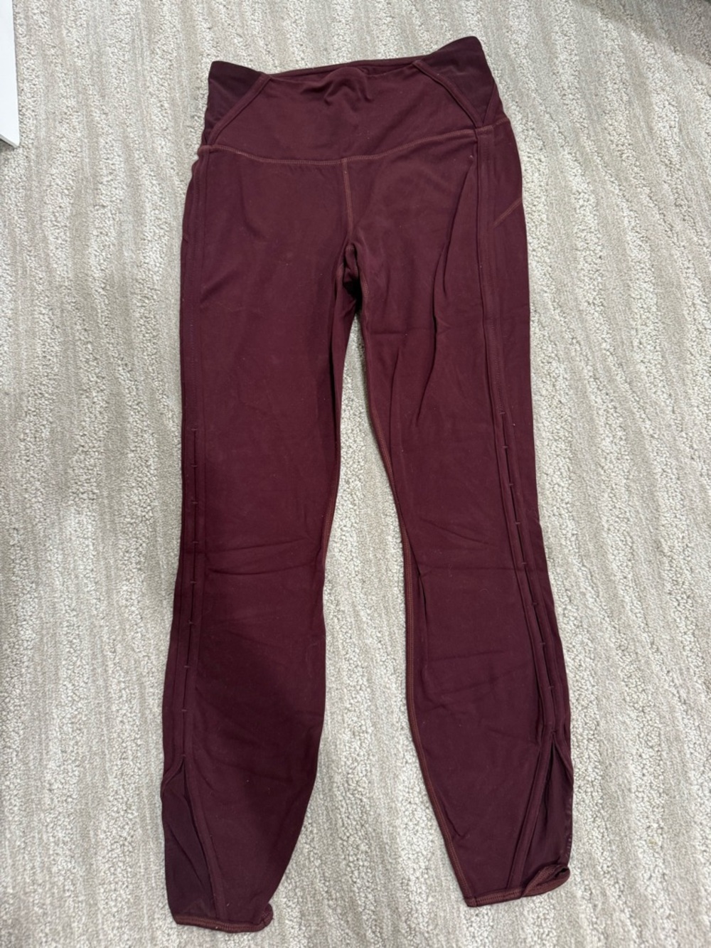 lululemon athletica Maroon Sculpt High-Rise Leggings